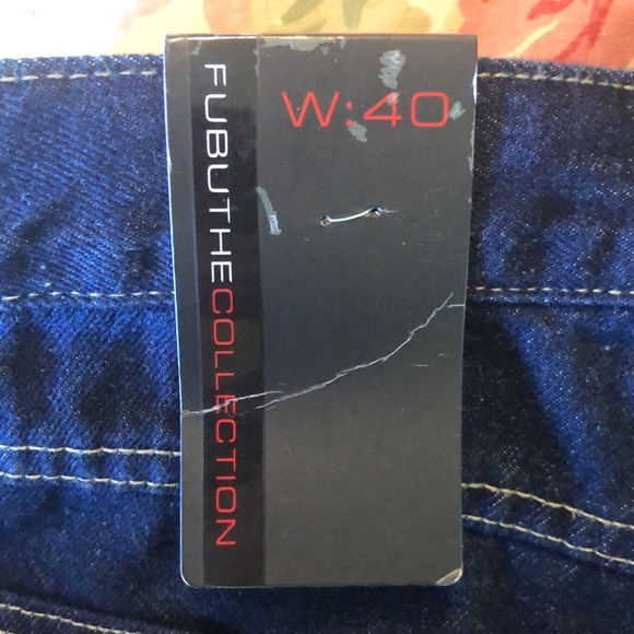 ❌sold❌Vintage 90’s FUBU The Collection Carpenter Jeans sz 40 XL 34 Deadstock NEW - Picture 8 of 16